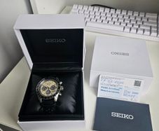 Seiko 5 sport Champagne dial with green bezel