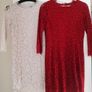 H&M lace red dress Image 4