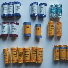 23 Rolls of expired 120 and 220 film. Kodak Fujifilm etc.