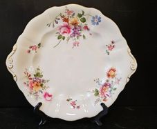Royal Crown Derby  "Derby Posies" Bone China Cake Plate