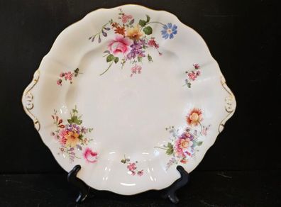 Royal Crown Derby  "Derby Posies" Bone China Cake Plate
