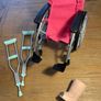 Generation doll wheelchair + crutches Image 3