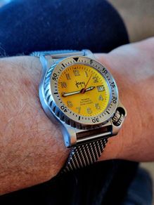Japy Terrestre automatic Swiss diver watch "Ultra Rare"