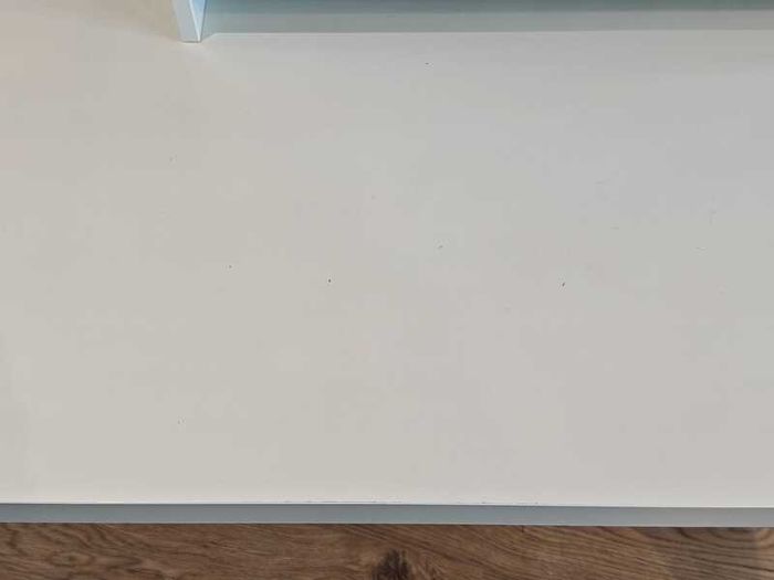 IKEA PAHL Desk with Shelf Unit + Cable Organiser - White