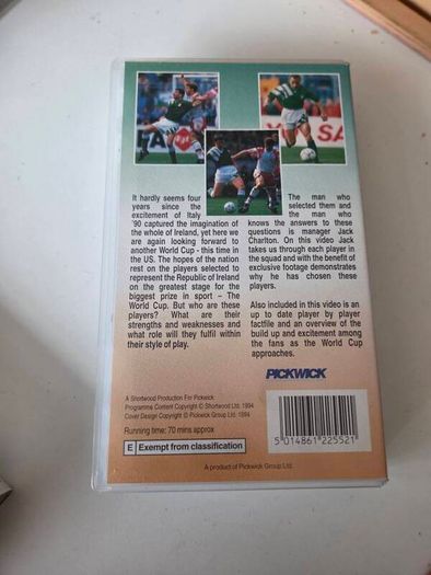 Ireland Football Video tapes
