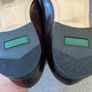 Barker Harvard Penny Loafers UK 10 G Burgundy Croc Embossed Leather Made in England Image 7