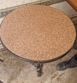 Cast iron pub tables