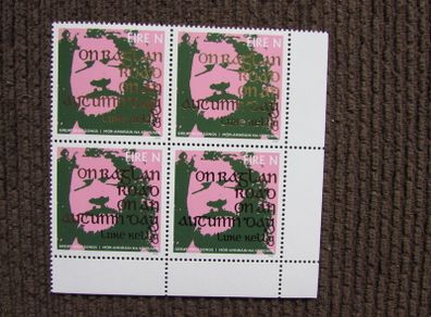 Luke Kelly. Block of 4.Raglan Road.MNH.2019 Stamps.