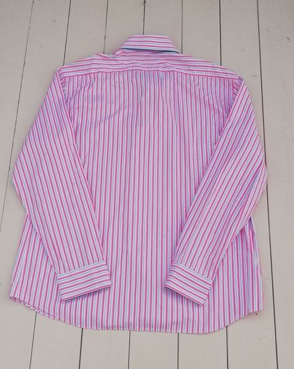 Marks and Spencer Autograph mens striped pure cotton long sleeve shirt 2-3xl size