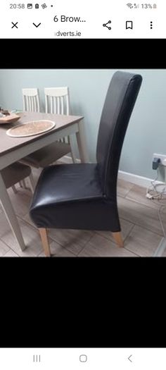 6 Large Dining Chairs