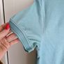 polo shirt Tu man, size S mens top polo shirts, beautiful green color, fastened with buttons Image 3