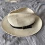 Summer straw Fedora hat Image 3
