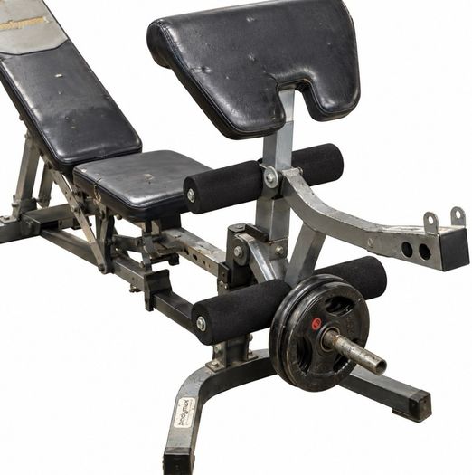 Rack. Bench, 100kg and barbell
