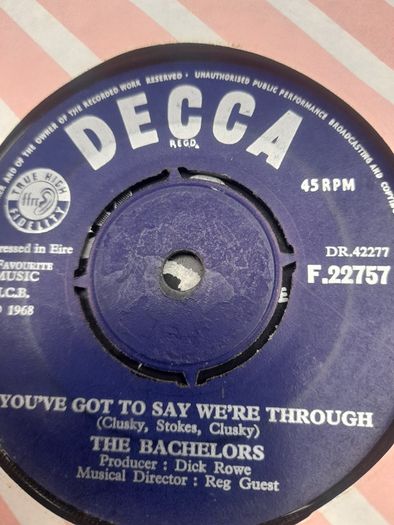 Large vinyl 7" lot irish irish scene