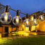 Outdoor Lights Mains Powered, 31FT/9.5M Garden Lights, 25+4(Spare) Bulbs Outdoor String Lights, Waterproof Festoon Lights Outdoor, Outside Lights for Garden Christmas Gazebo Party Image 5