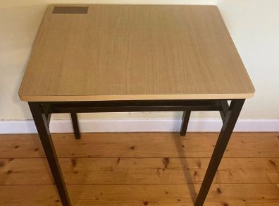 Wood & Metal Table, Modern & Sturdy