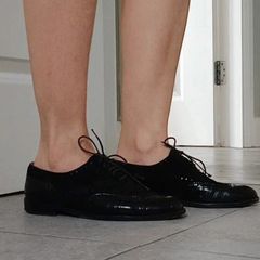 Authentic Chanel Brogues Oxfords flat shoes