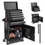 Heavy Duty Tool Trolley with 5 Drawers & Cabinet Image 4