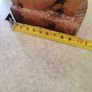 Figurine Of Lady Carved Wood, 30 Cm. Tall 9 Cm A Cross Image 3