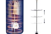900W Electric Clothes Dryer, 12kg 2-layer Circulates Hot Air Airer Machine for Quick Drying