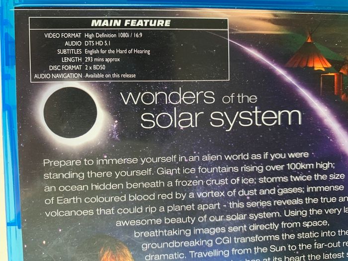 Wonders Of The Solar System (BBC) [2010] Brian Cox [Blu-ray TV Boxset]