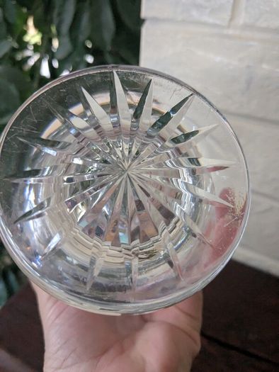 Waterford crystal rare flower shape vase