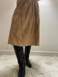 Vintage Suede Skirt