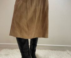 Vintage Suede Skirt