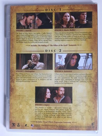 The Pillars Of The Earth [2010] [Complete Series] [DVD TV Boxsets]