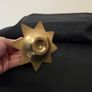 Brass Candle Holder with Mother of Pearl inlay Image 6