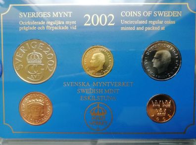 2002 Coins of Sweden