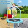 38 Trampoline for Kid Noise-Free Trampolines with Adjustable Foam Handle and Safety Padded Cover Foldable Toddler Bouncer Indoor & Outdoor Bungee Rebounder Trampoline for Child Play and Exercise Image 3