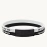 Emporio ArmaniUnisex Black Stainless Steel Multi-Strand Bracelet . New with tags. Image 2