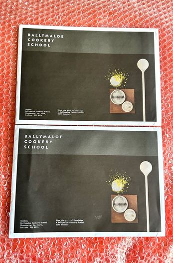 vouchers for ballymaloe cookery school and lunch