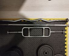 set of  York weights bars