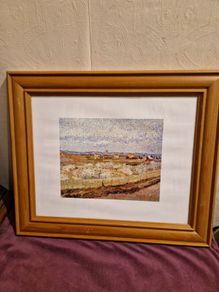 Vincent Van Gogh - Peach Trees in Blossom - Framed print
