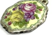Antique Rosenthal Porcelain Pendant