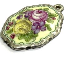 Antique Rosenthal Porcelain Pendant