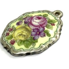 Antique Rosenthal Porcelain Pendant