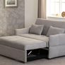 Chelsea Silver Fabric Sofa Bed Image 2