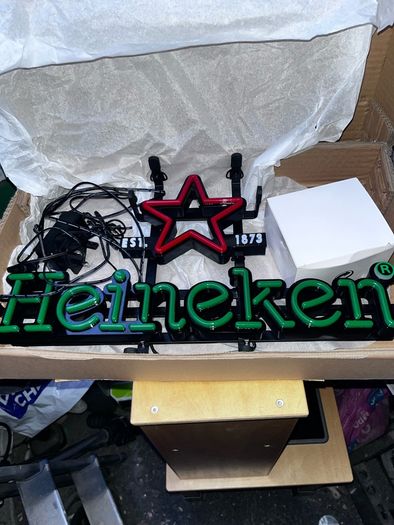 heineken neon sign