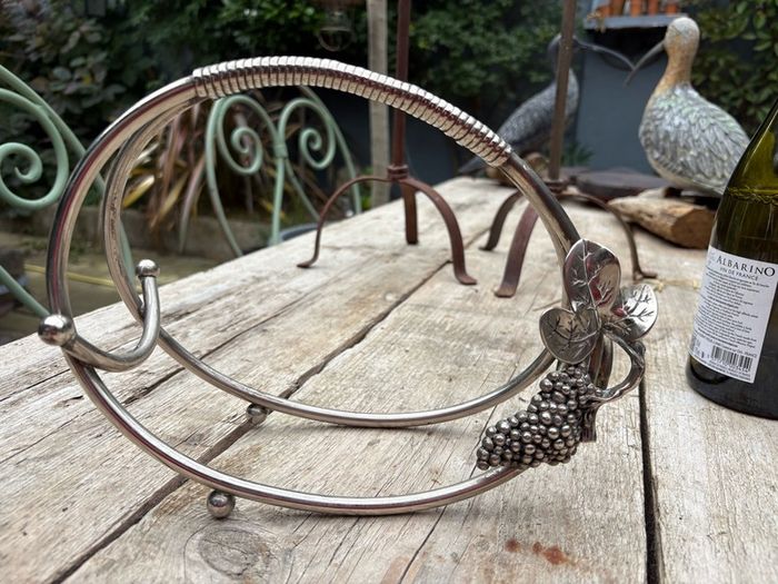 vintage French Silver Plated Bottle server