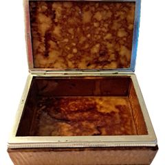 1970's Italian Alabaster Jewellery/Trinket Box