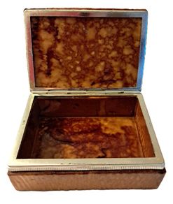 1970's Italian Alabaster Jewellery/Trinket Box