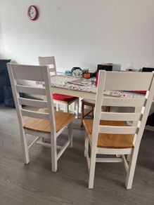 Table and 4 chairs