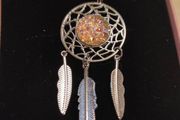 Handmade dreamcatcher necklace