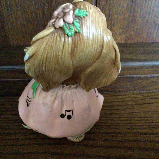 Vintage Stonecraft Pendelfin rabbit ornament Rosa
