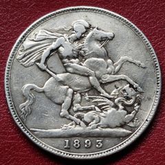 1893 Queen Victoria Silver (LVll) Crown