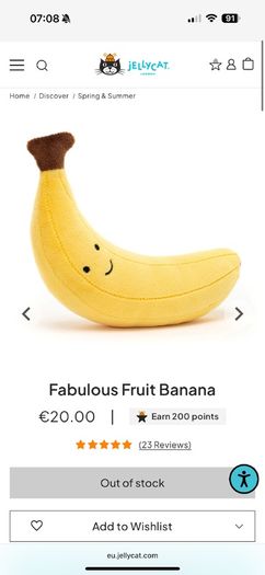 Jellycat banana