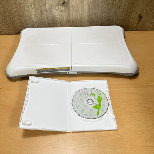 Nintendo Wii Fit Balance Board Official (rvl -0021) + Wii Fit Game